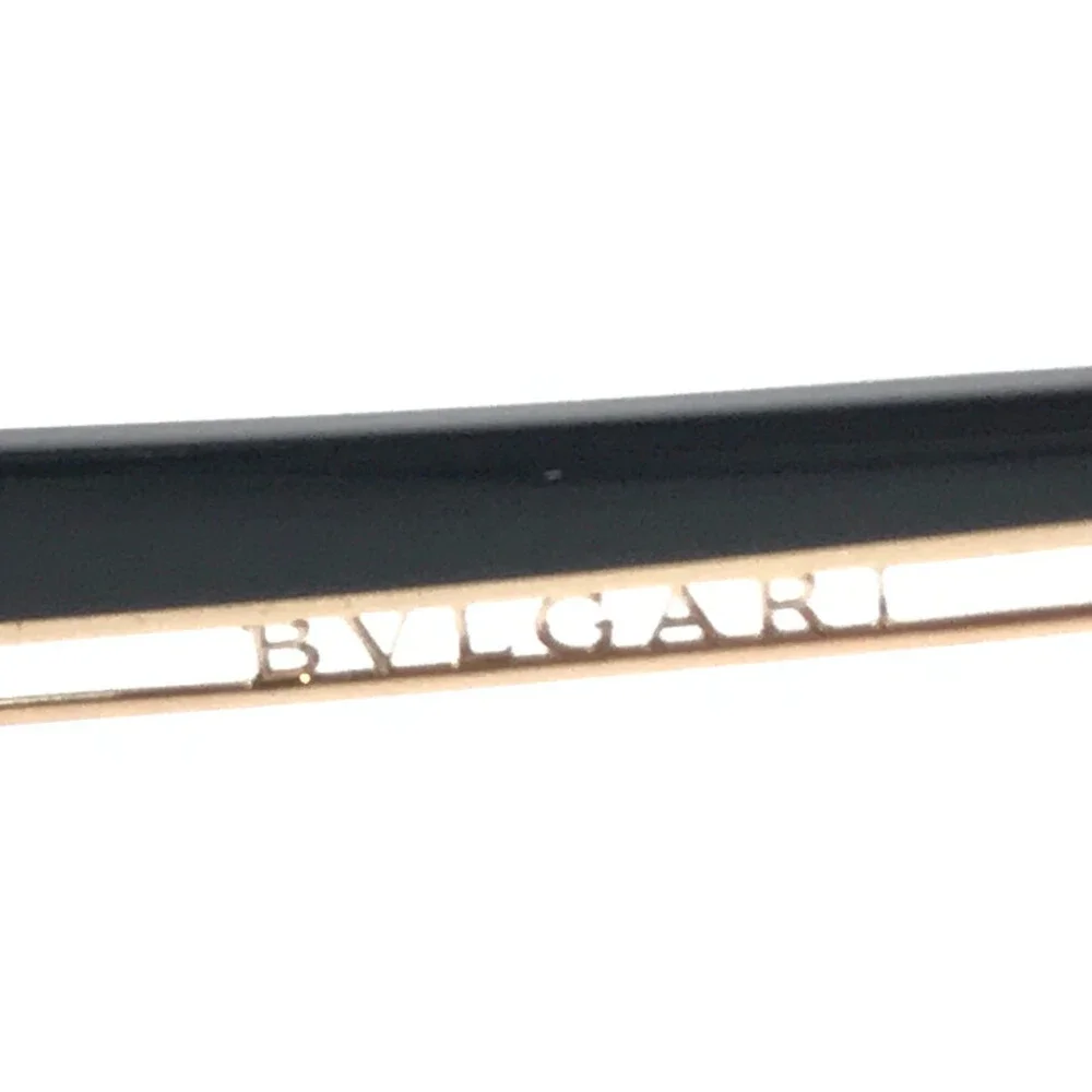 Bvglari Eyeglasses Frames 4219 501 Black Gold Cat Eye Full Rim 53-16-145